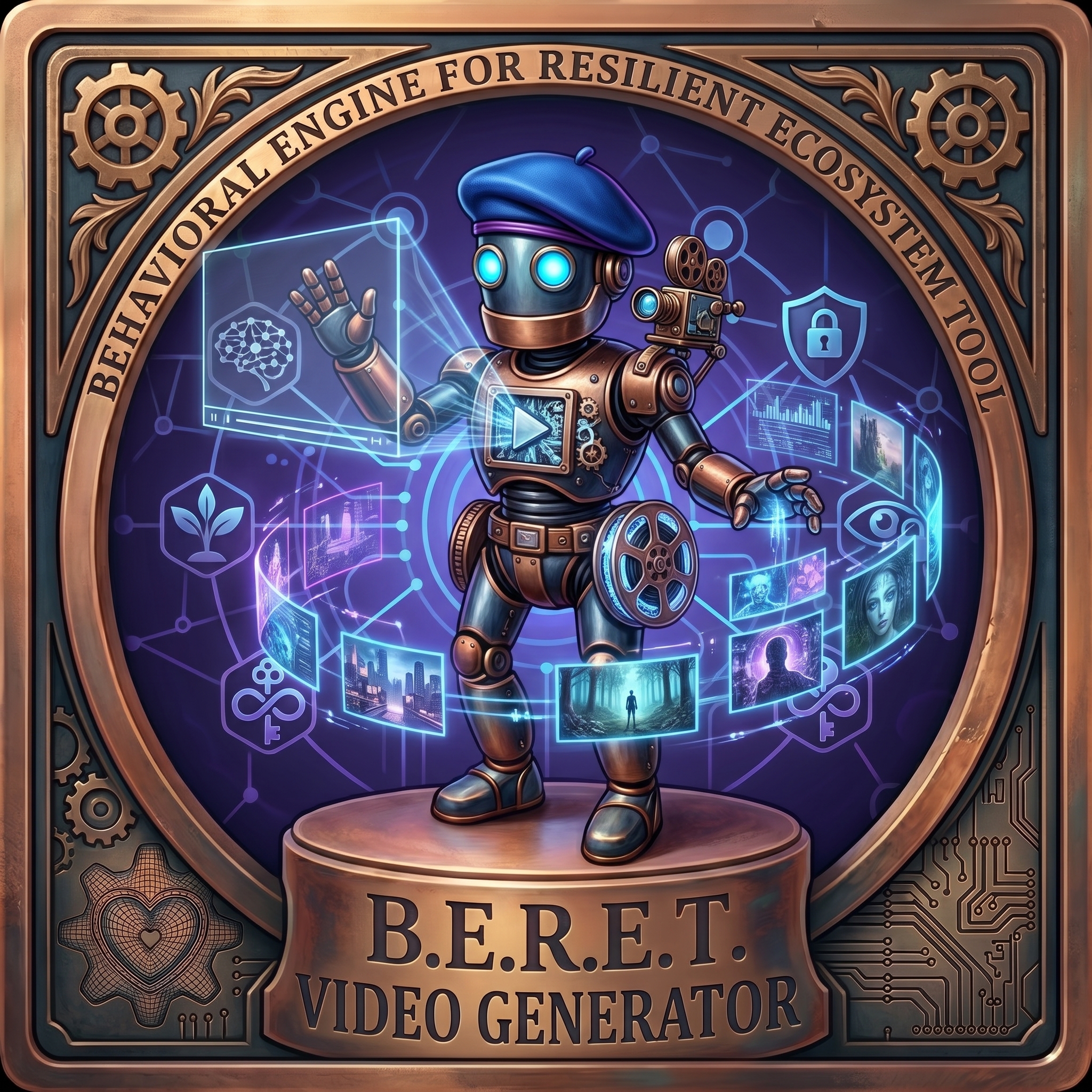 B.E.R.E.T. VIDEO GENERATOR logo